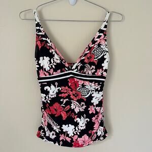 Tommy Bahama Pineapple Damask Tankini Swimsuit XS